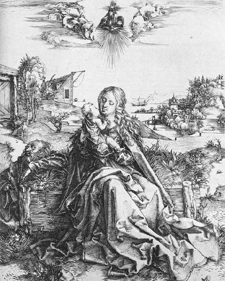 Albrecht Durer The Virgin with the Dragonfly China oil painting art